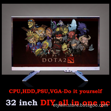 Import China computers,32 inch PIO pc wholesale gaming computer,easy assembly